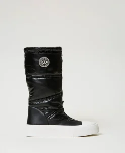 Bottes Rembourrées Avec Logo