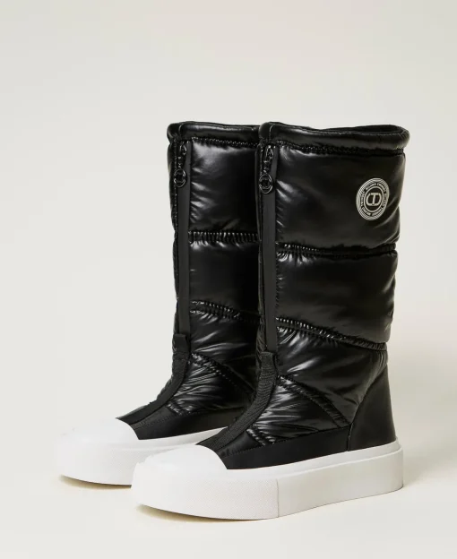 Bottes Rembourrées Avec Logo