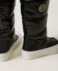 Bottes Rembourrées Avec Logo
