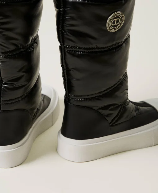 Bottes Rembourrées Avec Logo