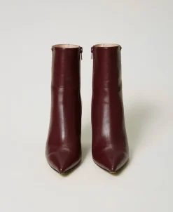 Bottines Avec Semelle Compensée Et étiquette Siglée