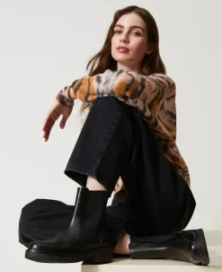Bottines Chelsea En Cuir