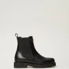 Bottines Chelsea En Cuir Avec Oval T