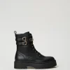 Bottines Motardes Avec Boucles Et Barrette Oval T