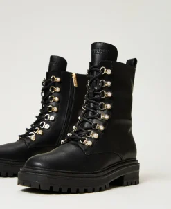 Bottines Motardes Trekking Avec Perles