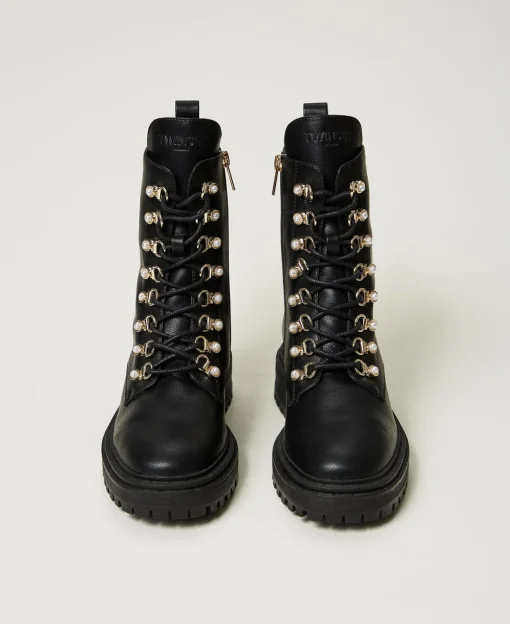 Bottines Motardes Trekking Avec Perles