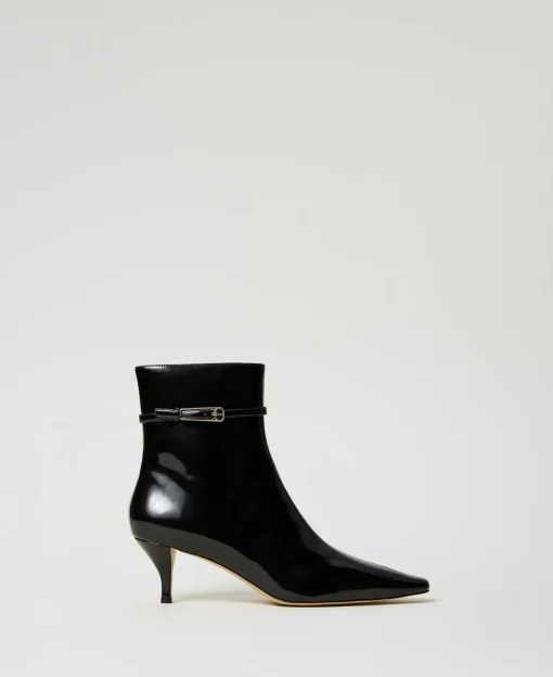 Bottines Vernies Avec Bride