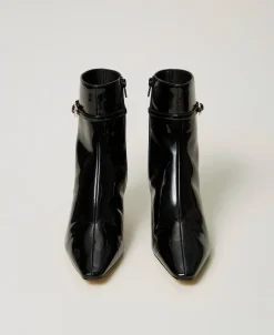 Bottines Vernies Avec Bride