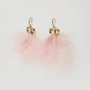 Boucles D’oreilles Avec Plumes Et Oval T