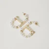 Boucles D’oreilles Oval T Avec Perles