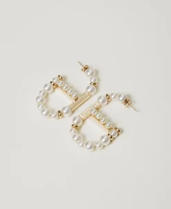 Boucles D’oreilles Oval T Avec Perles