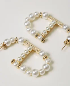 Boucles D’oreilles Oval T Avec Perles
