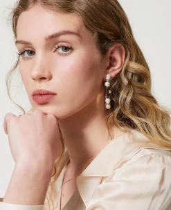 Boucles D’oreilles Oval T Avec Perles