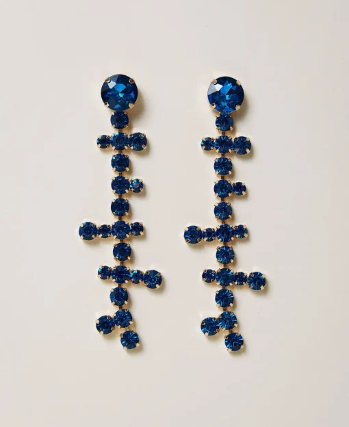 Boucles D’oreilles Pendantes Avec Strass