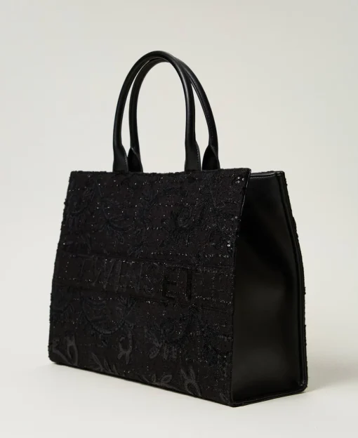 Cabas «Victoria» Avec Broderie Et Logo