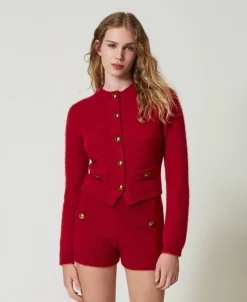 Cardigan «Anne» En Mohair Mélangé
