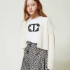 Cardigan Regular Avec Volants En Tulle