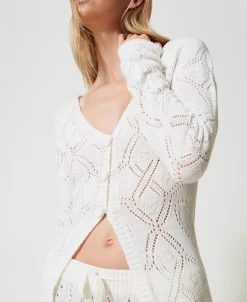Cardigan Sans Coutures En Fil Treeblend