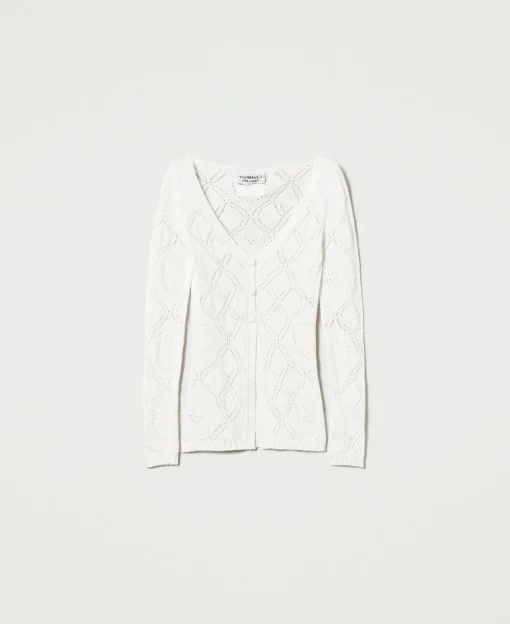 Cardigan Sans Coutures En Fil Treeblend