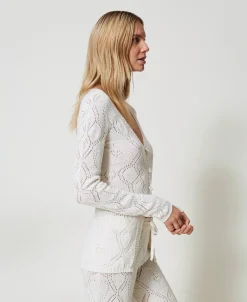 Cardigan Sans Coutures En Fil Treeblend
