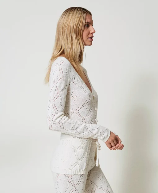 Cardigan Sans Coutures En Fil Treeblend