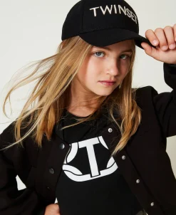 Casquette De Baseball En Drap Avec Logo
