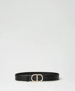 Ceinture Avec Boucle Oval T Et Perles