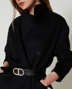 Ceinture Avec Boucle Oval T Et Perles