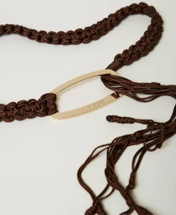 Ceinture Crochet Avec Boucle Siglée
