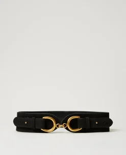 Ceinture En Cuir Avec Barrette
