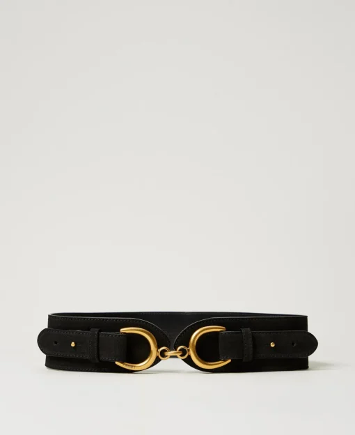 Ceinture En Cuir Avec Barrette