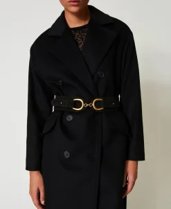 Ceinture En Cuir Avec Barrette