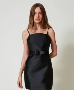 Ceinture En Satin Avec Nœud