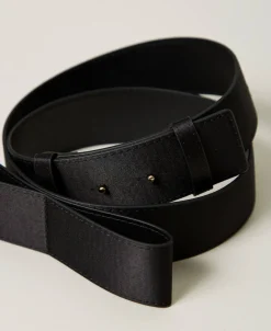 Ceinture En Satin Avec Nœud