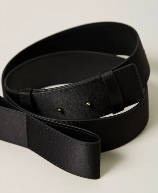 Ceinture En Satin Avec Nœud