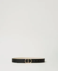 Ceinture Réversible Avec Boucle Oval T