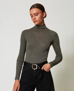 Ceinture Réversible En Cuir Avec Oval T