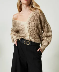 Ceinture Réversible En Cuir Avec Oval T