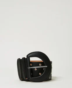 Ceinture Taille Haute Avec œillets