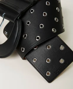 Ceinture Taille Haute Avec œillets