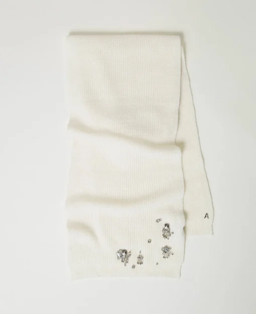 Écharpe Avec Broderies Et Logo