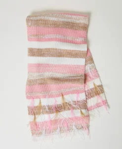 Écharpe Jacquard Avec Plumes