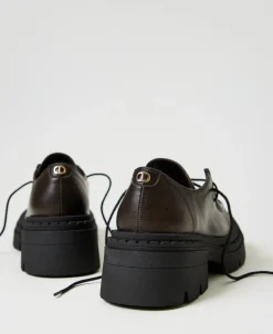 Chaussures à Lacets Avec Oval T