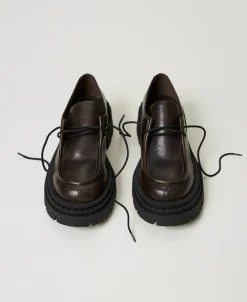 Chaussures à Lacets Avec Oval T
