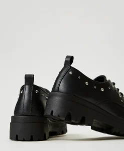 Chaussures à Lacets En Cuir