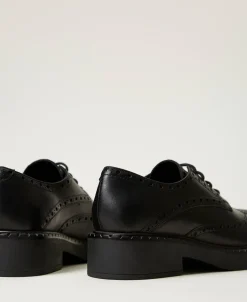 Chaussures à Lacets En Cuir