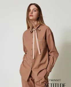 Chemise à Carreaux Avec Lurex