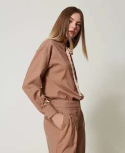 Chemise à Carreaux Avec Lurex