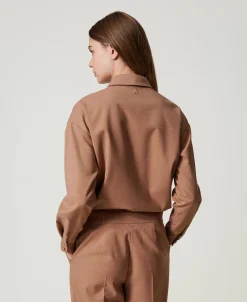 Chemise à Carreaux Avec Lurex