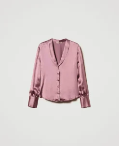 Chemise Avec Col Châle